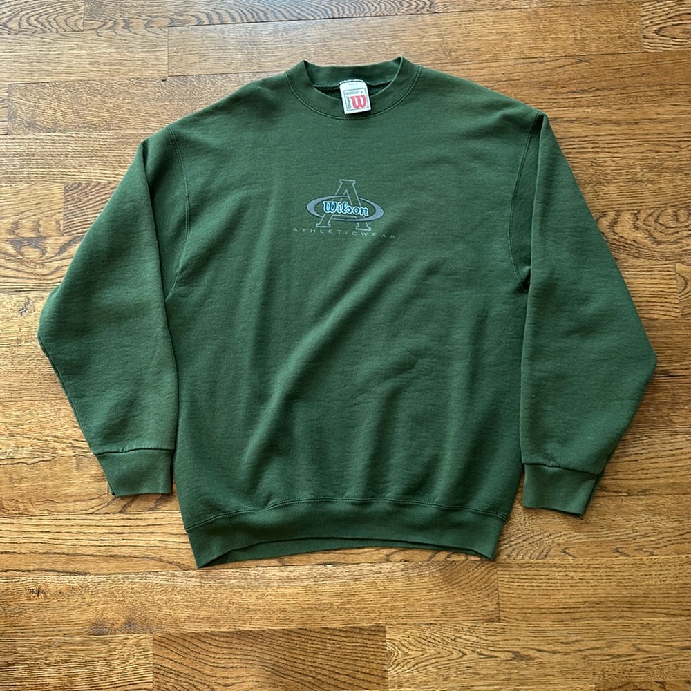green wilson crewneck